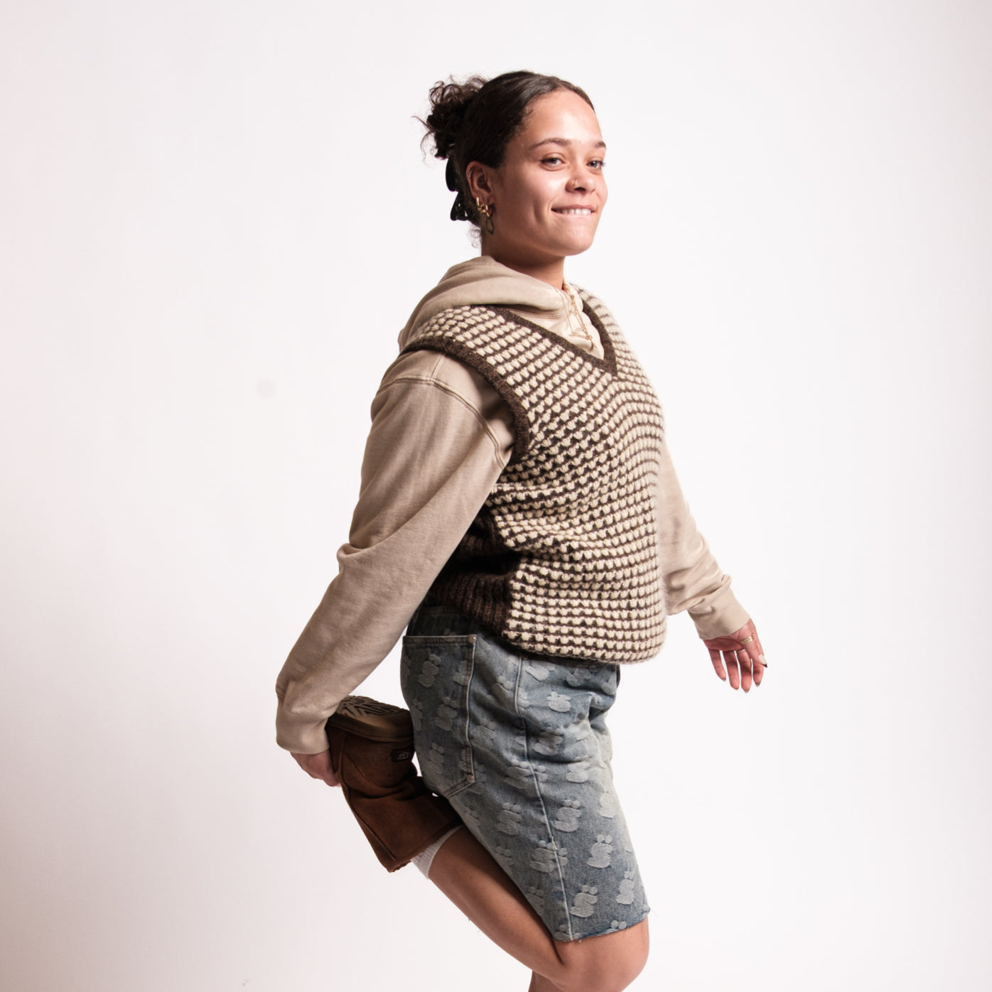 Brown Wool Vest