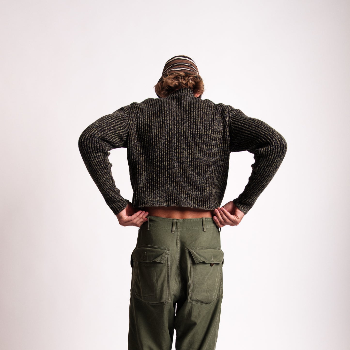 Green Speckled Sweater