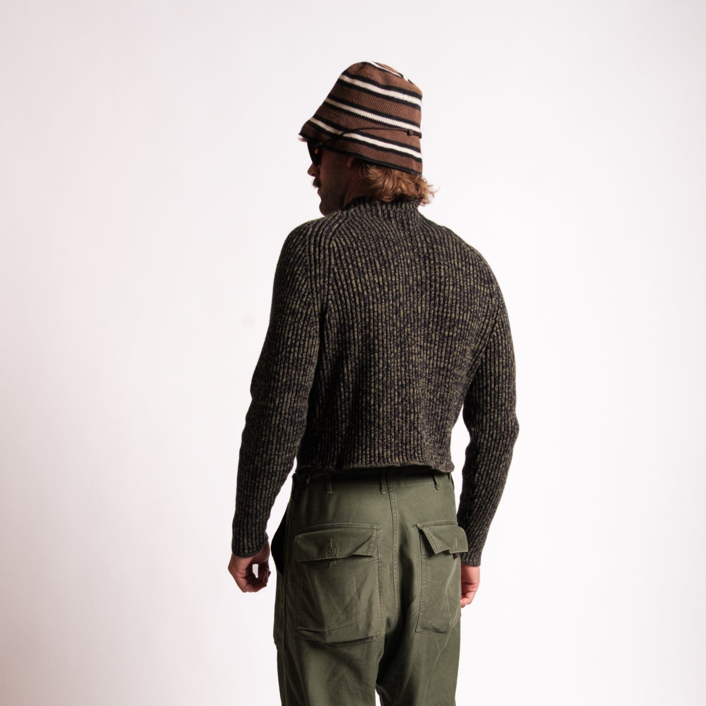 Green Speckled Sweater