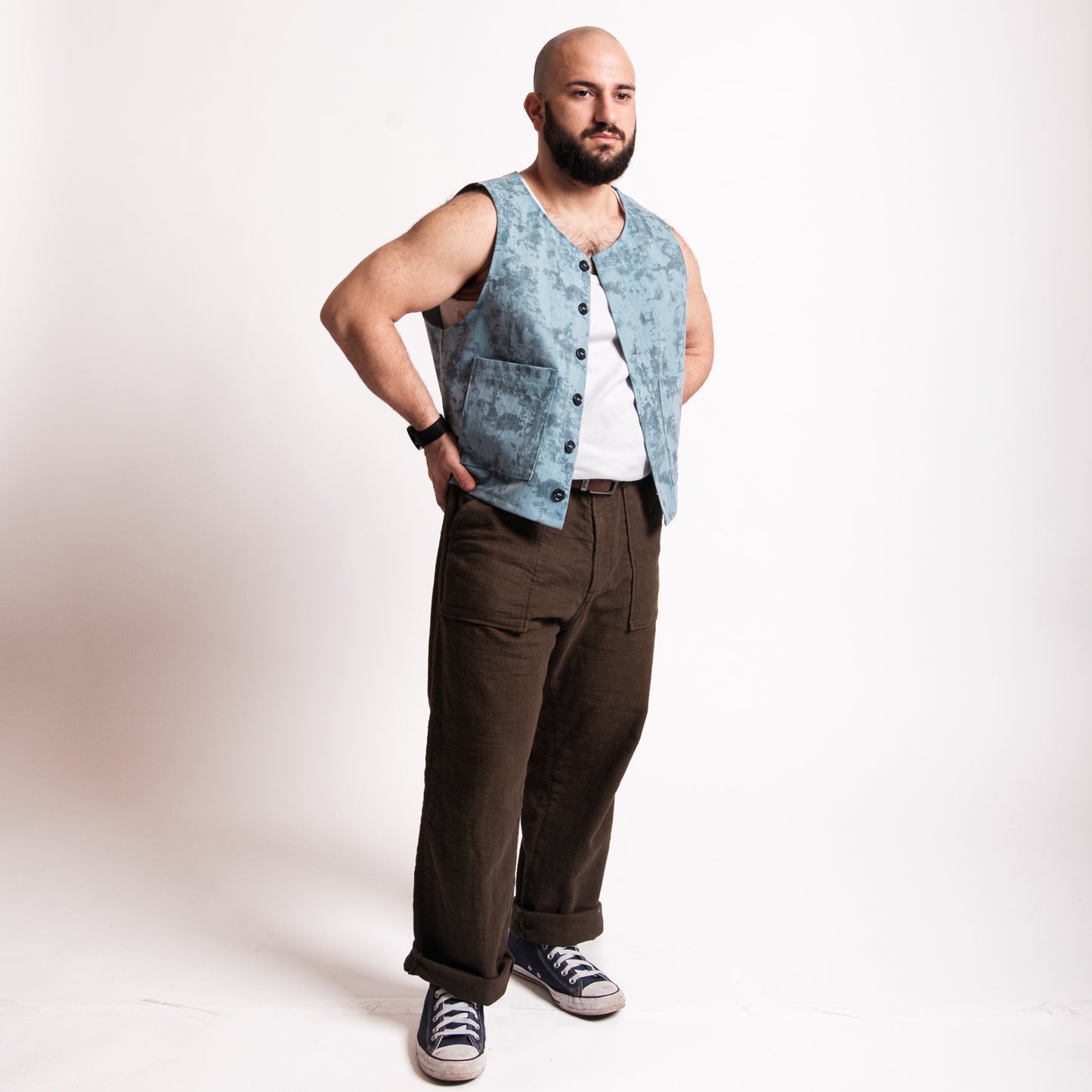 Dark Green Fatigue Pants