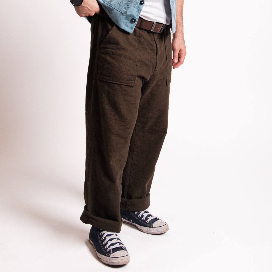 Dark Green Fatigue Pants