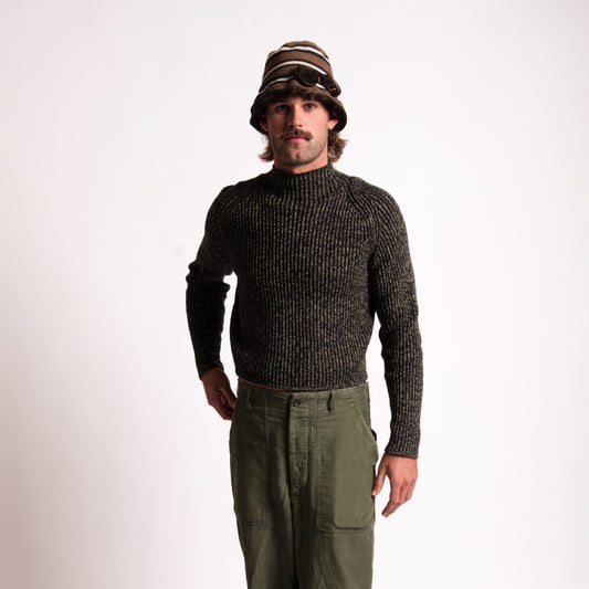Green Speckled Sweater