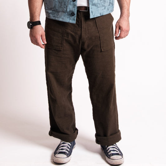 Dark Green Fatigue Pants